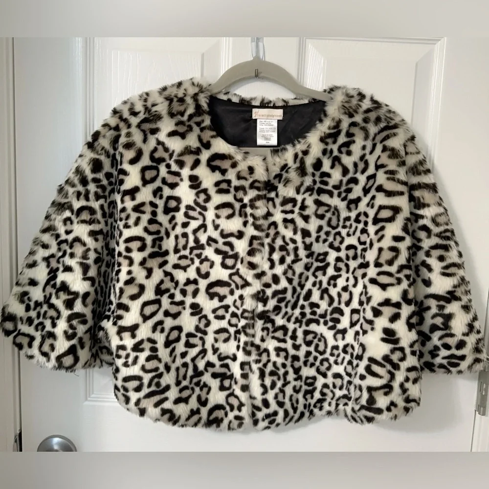Collection XIIX Leopard Print Cape